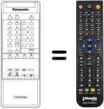 Gleichwertige Fernbedienung Panasonic TZS4EK001