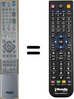 Replacement remote control Targa DRH-5000