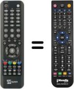 Télécommande équivalente Telesystem TS ULTRA 4K