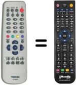 Télécommande équivalente CT-90279