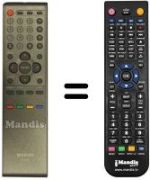 Télécommande équivalente CT-8015