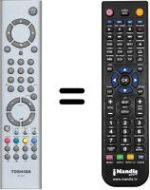 Télécommande équivalente Toshiba V20160103