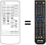 Télécommande équivalente REMCON1140