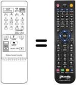 Télécommande équivalente Roadstar VCR755