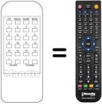 Télécommande équivalente REMCON1339