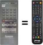 Télécommande équivalente Panasonic VSQ0357