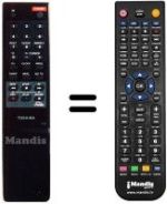 Gleichwertige Fernbedienung Toshiba V121S