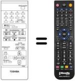 Télécommande équivalente Toshiba 7014-8347