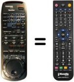 Télécommande équivalente Toshiba V813G