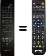 Télécommande équivalente Finlux 37FLD750