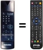 Télécommande équivalente Technisat TECHNITWIN
