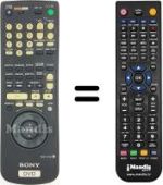 Gleichwertige Fernbedienung Sony DVP-FX1