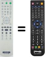 Gleichwertige Fernbedienung Sony DVP-K56P