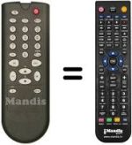 Replacement remote control Citycom CCR250