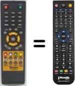 Télécommande équivalente Televes 711701