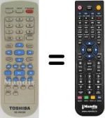Gleichwertige Fernbedienung Toshiba SE-R0268