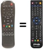 Télécommande équivalente Kathrein CITYCOMCCR520