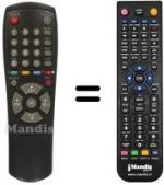 Replacement remote control Samsung DSR9500