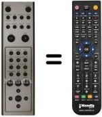 Replacement remote control Medion MD5370