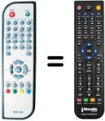 Replacement remote control Sansui DVB02