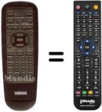 Télécommande équivalente Yamaha DVD-S700