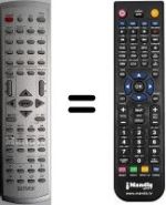 Télécommande équivalente TVD1401