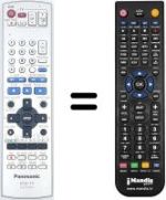 Télécommande équivalente Panasonic DMRE-S10EGS
