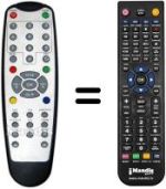 Télécommande équivalente Evo-SD200