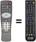 Télécommande équivalente FUJI ONKYO REMCON1282
