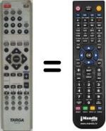 Replacement remote control Targa HC-5100X