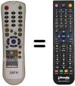 Télécommande équivalente Telesystem HDR20