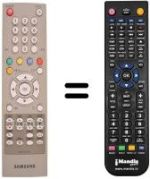 Replacement remote control Samsung DSB9601C