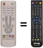 Télécommande équivalente Samsung DTB9401Z