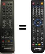Replacement remote control Samsung DTB-B360F
