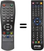 Télécommande équivalente MPMAN DVB-T2012