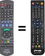 Télécommande équivalente Panasonic DMRE-X87