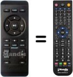 Replacement remote control AZ787