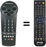 Télécommande équivalente RC8250