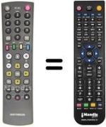 Télécommande équivalente RC143603 / 00