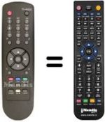 Télécommande équivalente RC610