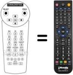 Replacement remote control RC8233 / 00