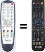 Télécommande équivalente Fonestar RDT710