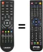Télécommande équivalente Fonestar RDT850 HD