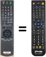 Gleichwertige Fernbedienung Sony DVP-LS500