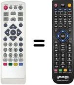Télécommande équivalente Telesystem TS6211DT