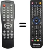 Télécommande équivalente Telesystem TS5103