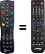 Télécommande équivalente TS7001