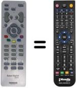 Télécommande équivalente RCT111SP1G
