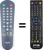 Télécommande équivalente Fonestar WHV14856W