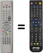 Replacement remote control HVS54811